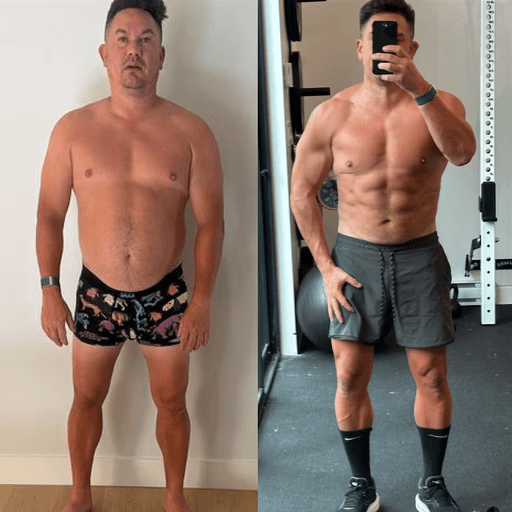 Before and after: 24 week client transformation with M PERFORM coaching